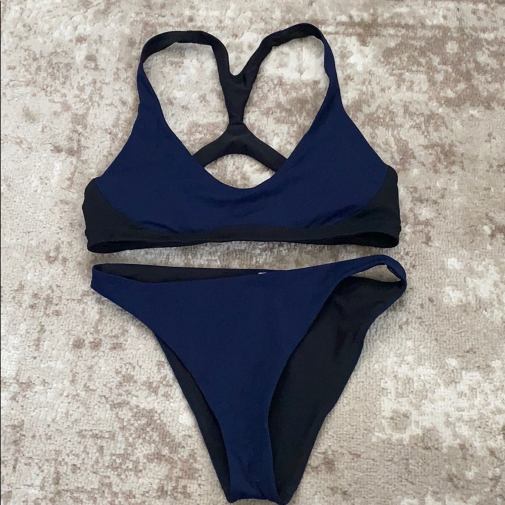 Navy Blue/Black Reversible Lululemon Bikini